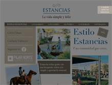 Tablet Screenshot of estanciasdelpilar.com
